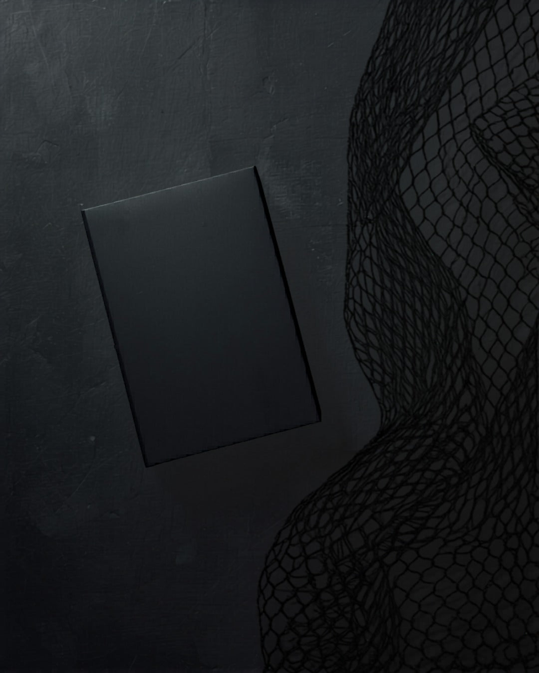 Bodystocking Full-Length Fishnet in black — Velvet Hosiery 主圖
