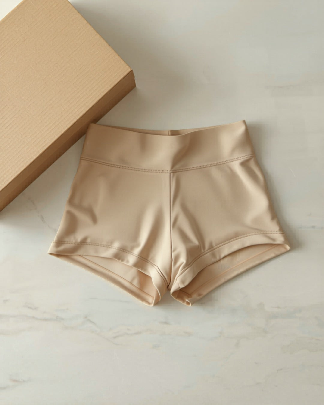 High-Waist Shaping Shorts styled — Velvet