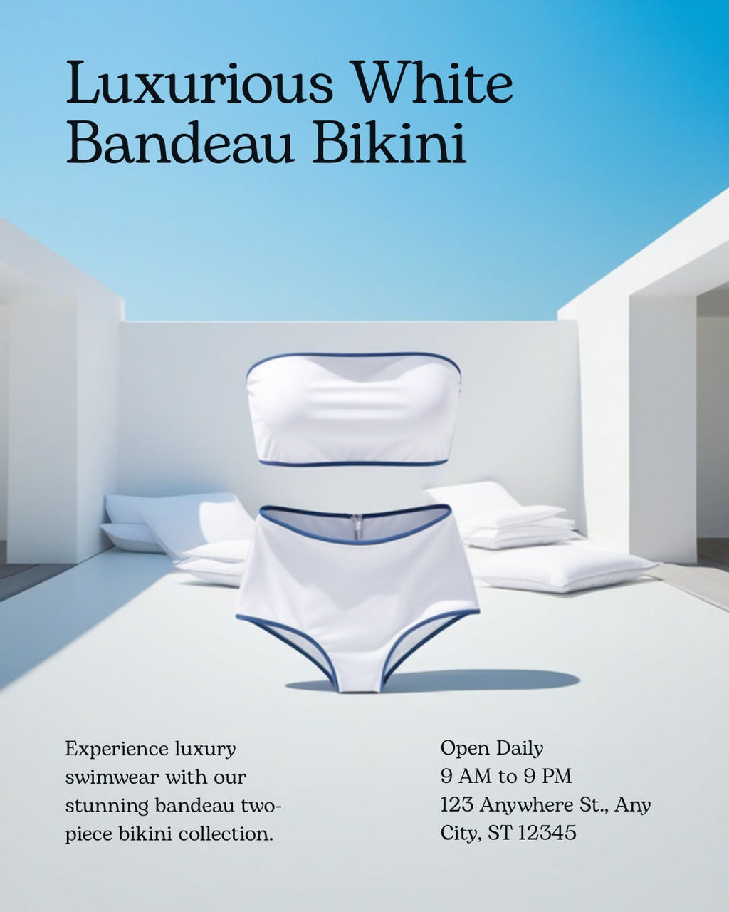 Bandeau Tube Bikini styled — Velvet