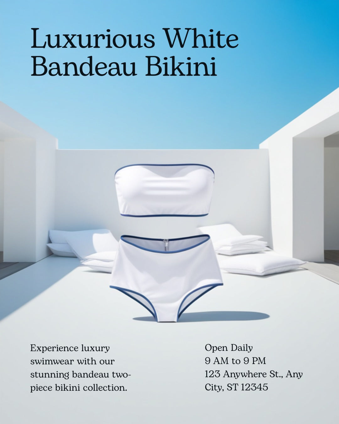 Bandeau Tube Bikini styled — Velvet