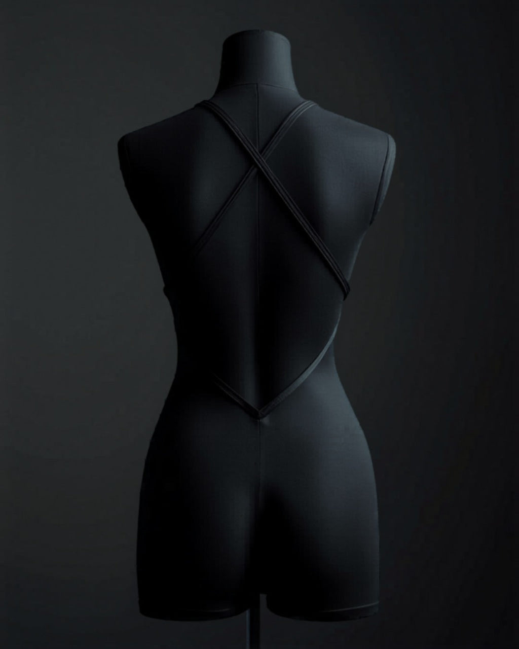 Strappy Open-Back Teddy styled — Velvet
