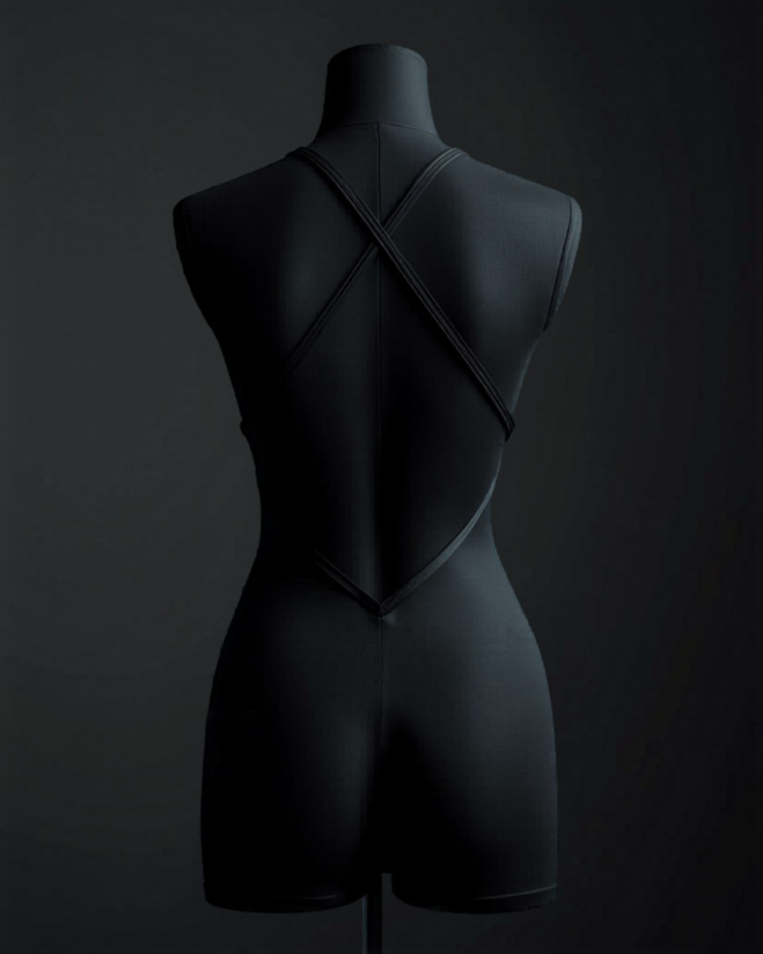 Strappy Open-Back Teddy styled — Velvet