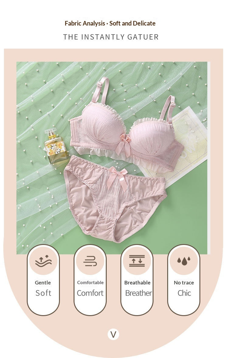 Wireless Lace Bralette Set — colour options