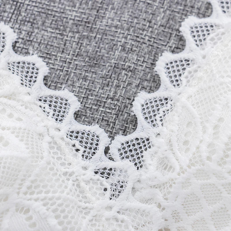 Wire-Free Floral Lace Bralette detail