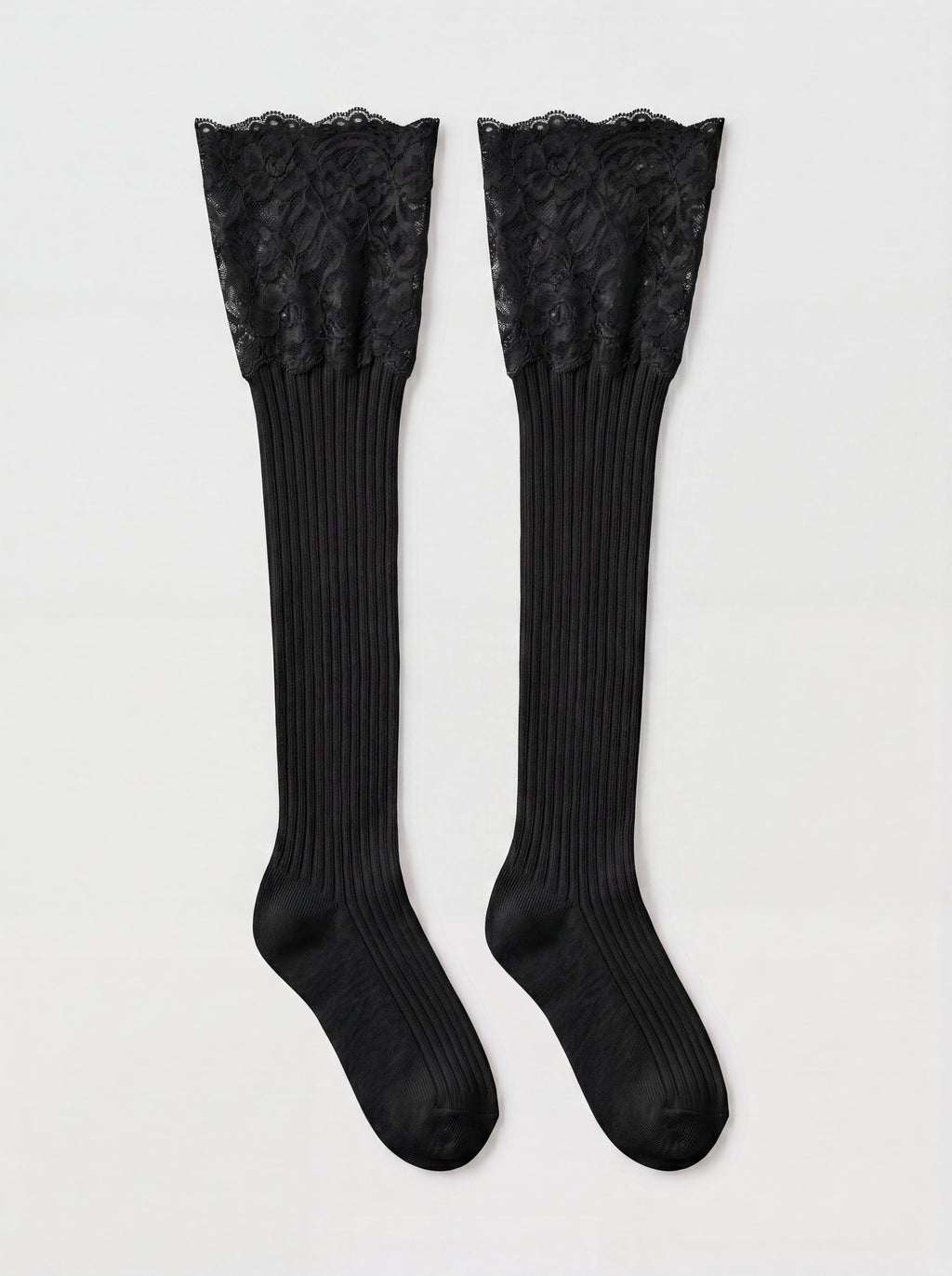 Lace Thigh-High Stockings