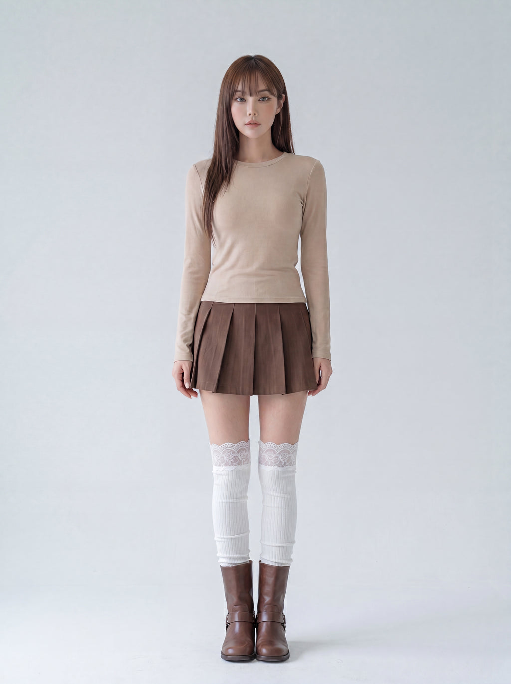 Lace Thigh-High Stockings