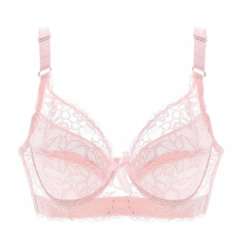 Lace Wireless Push-Up Bra