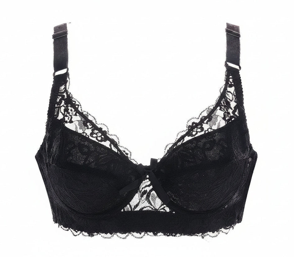 Lace Wireless Push-Up Bra