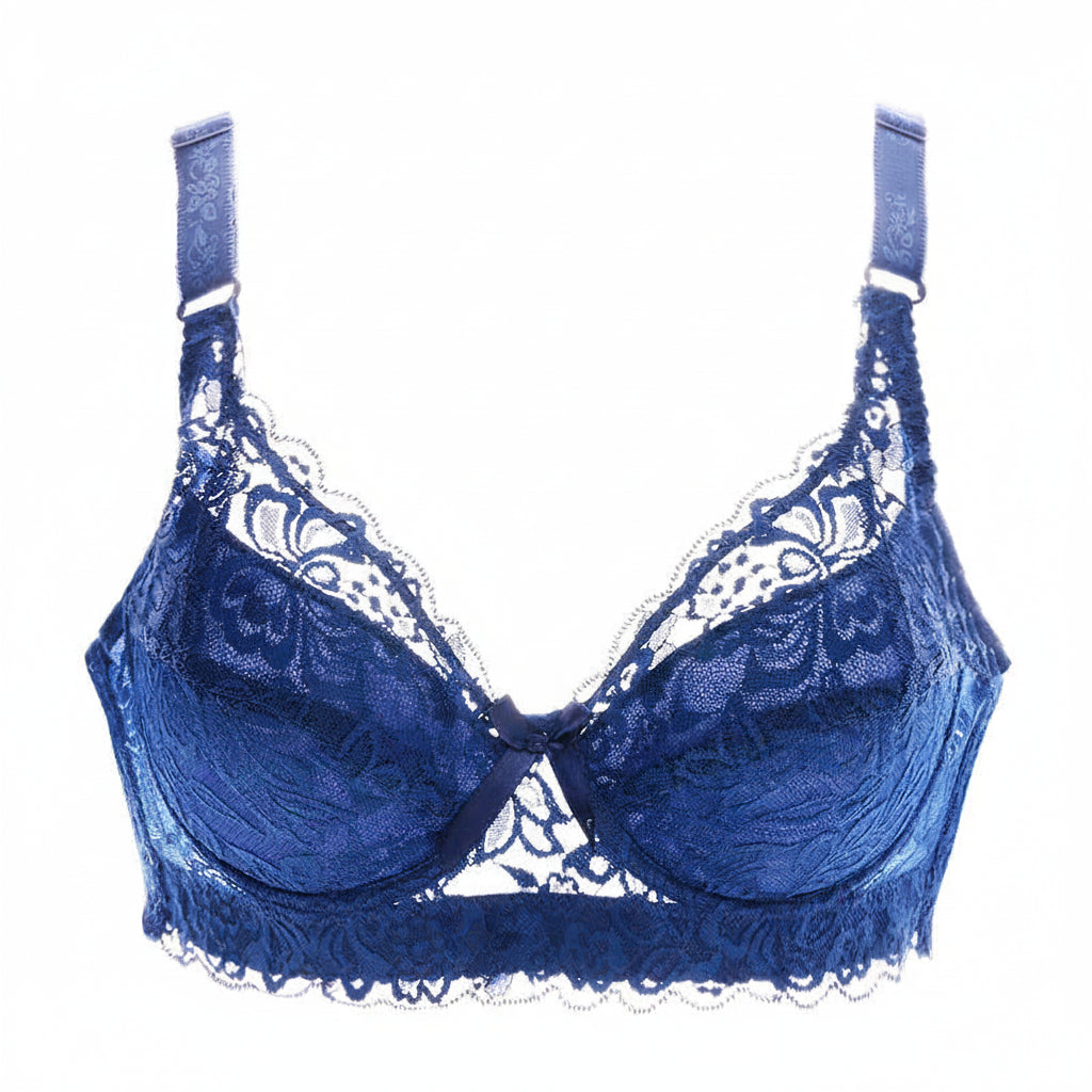 Lace Wireless Push-Up Bra