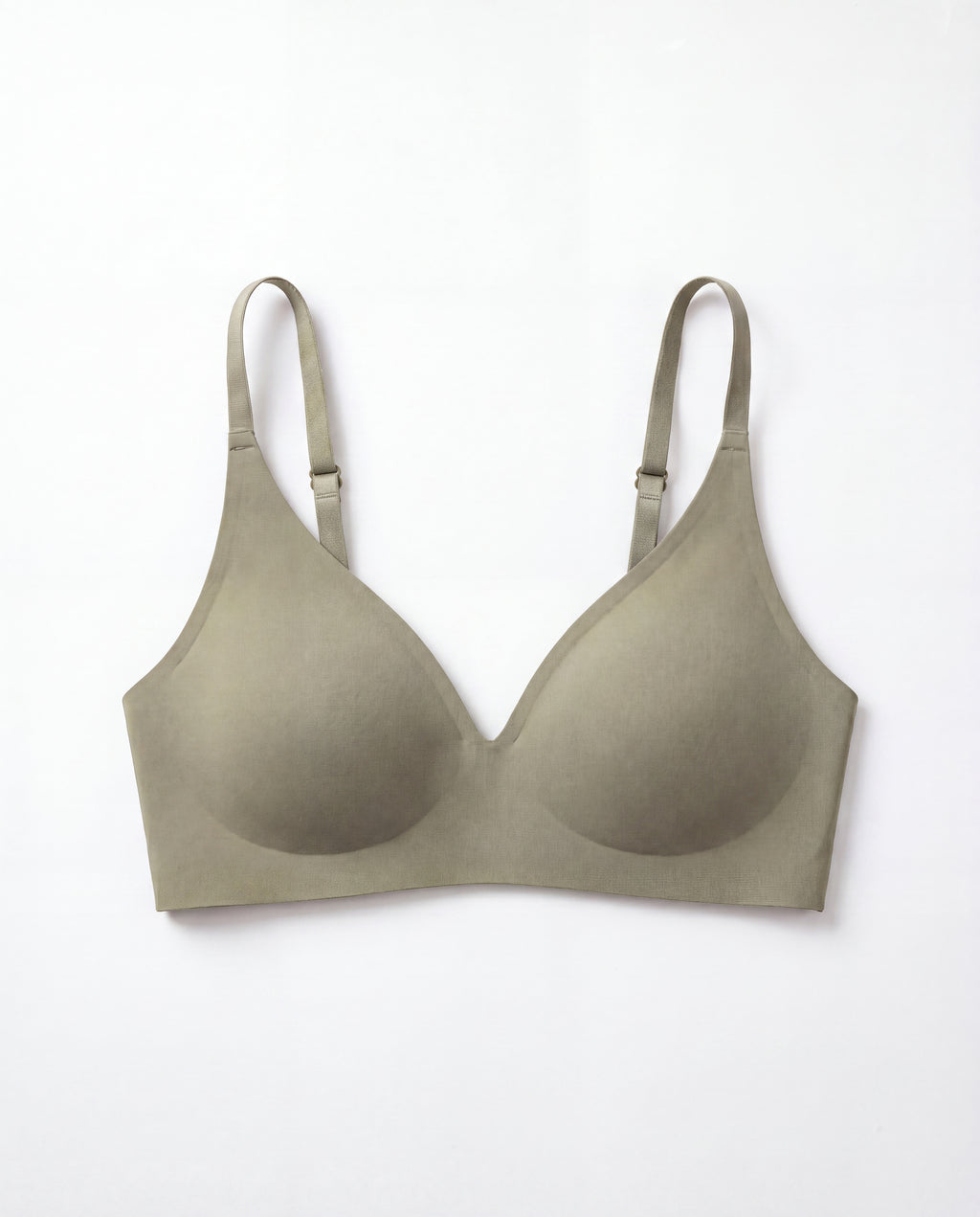 Seamless V-Neck Push-Up Bra