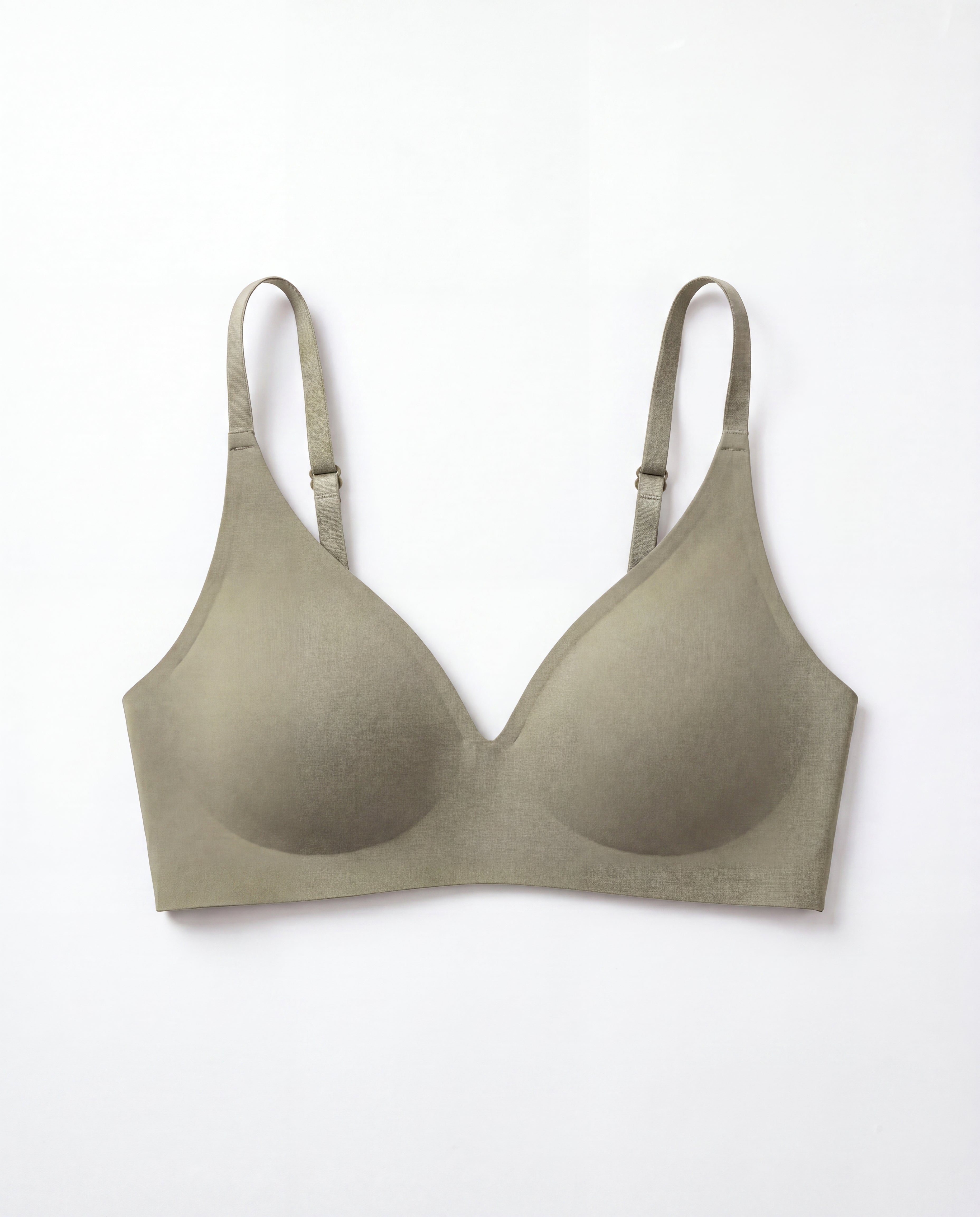 Seamless V-Neck Push-Up Bra