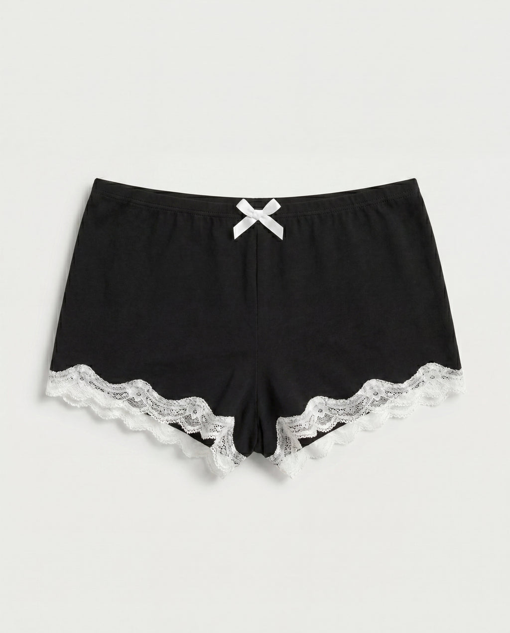 Lace-Trim Vintage Tubetop & Short