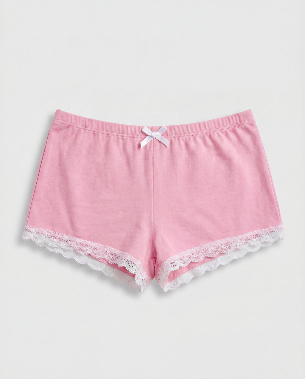 Lace-Trim Vintage Tubetop & Short