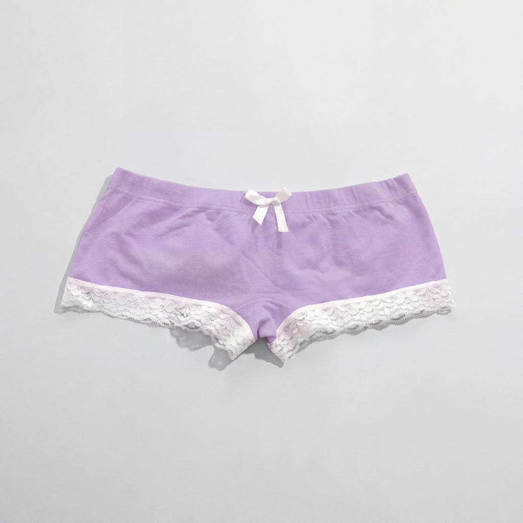 Lace-Trim Vintage Tubetop & Short
