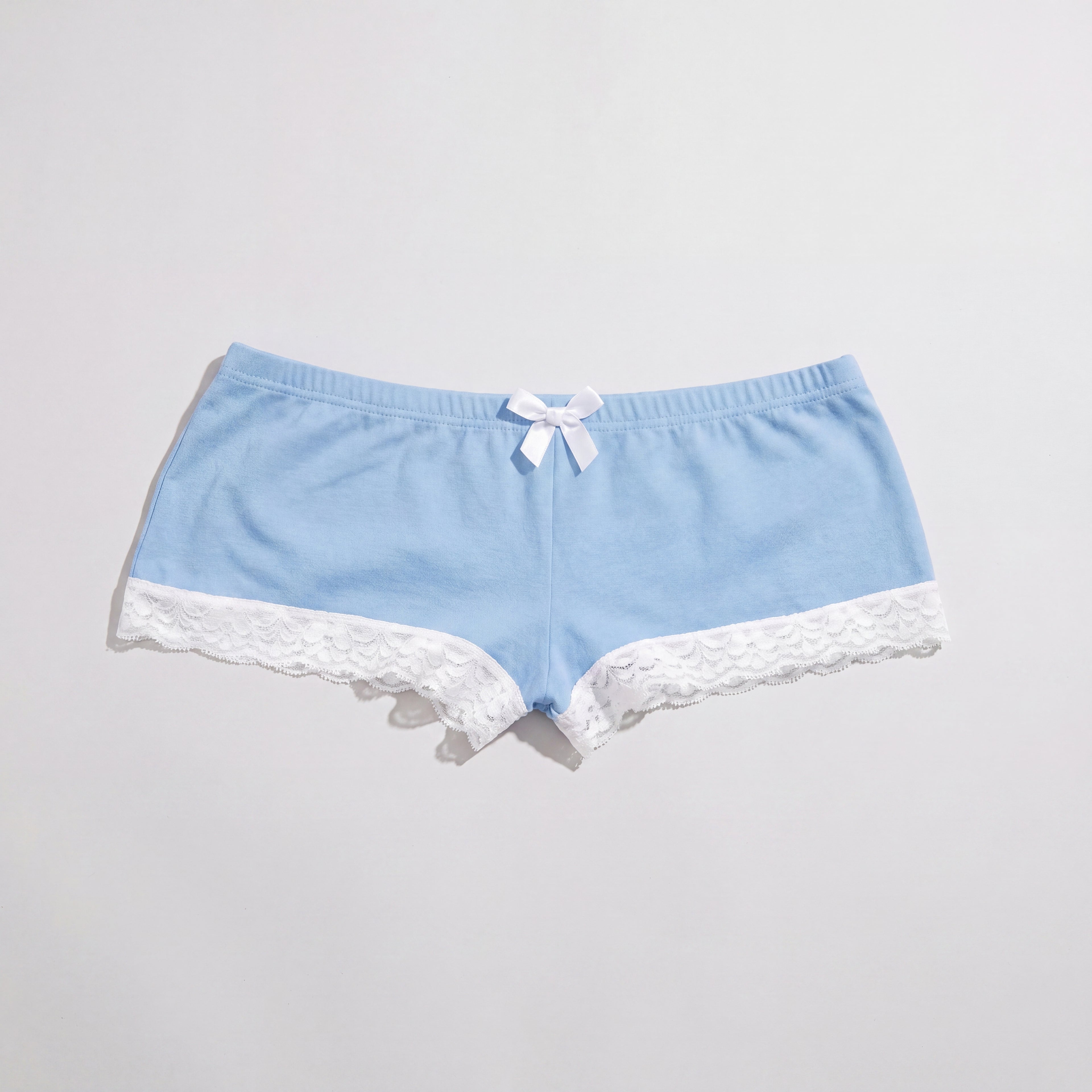 Lace-Trim Vintage Tubetop & Short